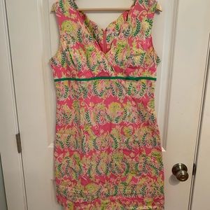 Lilly Pulitzer Millionaire’s Row scallop dress